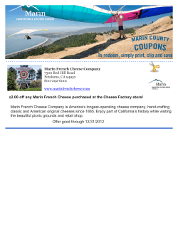 Marin French Cheese Company