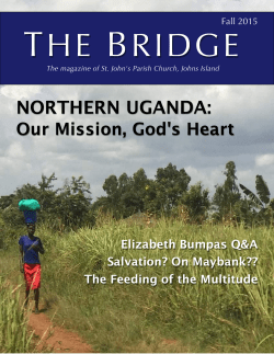 THE BRIDGE, Fall 2015 - St. John`s Parish Church