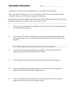 Successive Discounts