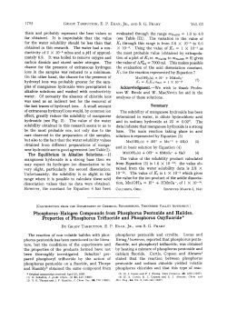Phosphorus-Halogen Compounds from Phosphorus Pentoxide and