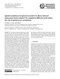 Spatial resolution of tropical terrestrial CO2 fluxes inferred using
