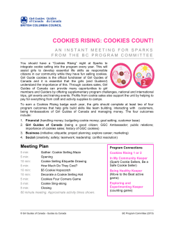 Cookies Rising: Cookies Count!