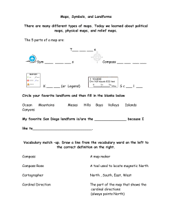Maps, symbols, landforms worksheet