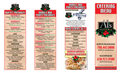 CATERING MENU
