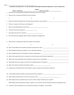 Constitution Scavenger Hunt
