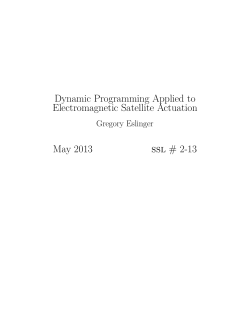 Dynamic Programming Applied to Electromagnetic Satellite Actuation