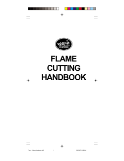 Flame Cutting Handbook - Bug