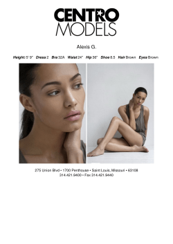 Alexis G. - CENTRO Models