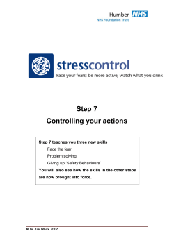 Step 7 - Controlling your actions