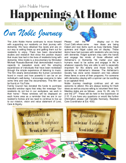 Our Happenings at Home