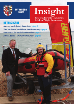 Provincial Grand Master Installed