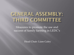 General assembly: third committee
