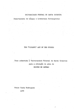 The" violent" art of Ted Hughes