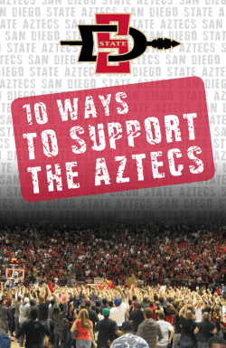 to support the aztecs