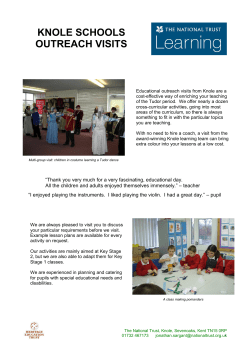 Knole outreach - Medway.gov.uk