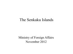 The Senkaku Islands - lk.emb