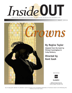 Directed by - Denver Center for the Performing Arts