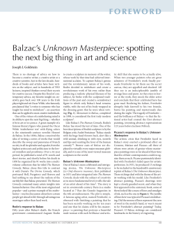 Balzac`s Unknown Masterpiece