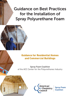 Guidance on Best Practices for the Installation of Spray