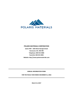 PDF - Polaris Materials Corporation