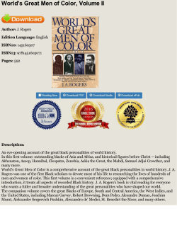 FB2 World`s Great Men of Color, Volume II - J. Rogers