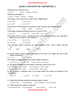 basic concepts of chemistry-2
