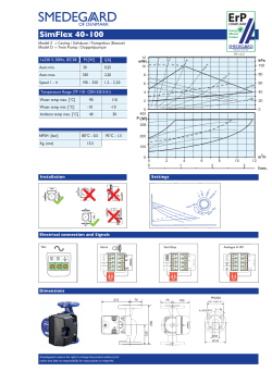 SimFlex 40-100 - Smedegaard Pumping