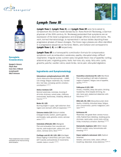 Lymph-Tone lll - Emerson Ecologics