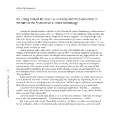 So Boring It Must Be True - Rollins Scholarship Online