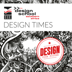 design times - The Design School Southern Africa