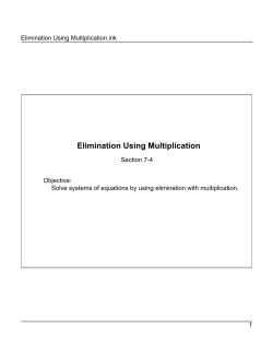 Elimination Using Multiplication.ink