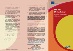 SME definition - European Commission
