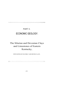 ECONOMIC GEOLOGY.