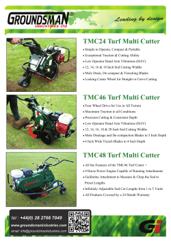 Brochure - Groundsman Industries
