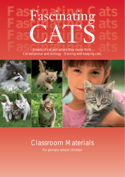 Fascinating Cats - Baltic Petfood Industry Association