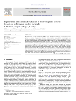 Experimental and numerical evaluation of electromagnetic acoustic