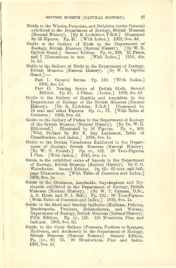 exhibited in the Department of Zoology, British Museum (Natural His