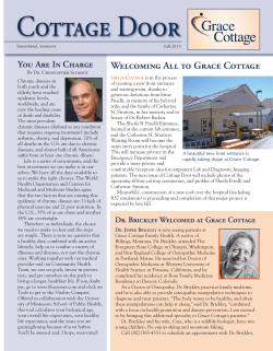 Fall 2015 - Grace Cottage Hospital