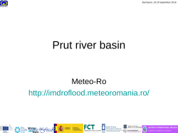 Prut river basin