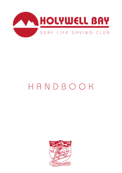 to the holywell bay slsc handbook