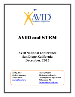 Handouts - AVID Center