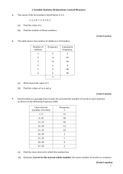 1 var stats IB questions 1-central measures