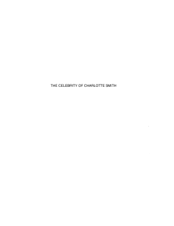 The Celebrity of Charlotte Smith: Private Sorrows