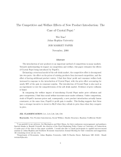The Competitive and Welfare Effects of New Product Introduction