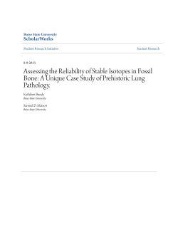Assessing the Reliability of Stable Isotopes in Fossil