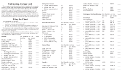 Calculating Average Cost - Adams Electric Cooperative