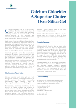 Calcium Chloride: A Superior Choice Over Silica Gel