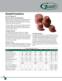 Standoff Insulators - Mar