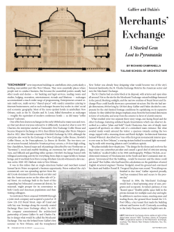 Merchants` Exchange - Richard Campanella