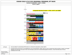 Seasonal Rack Cough Cold 2016-2017